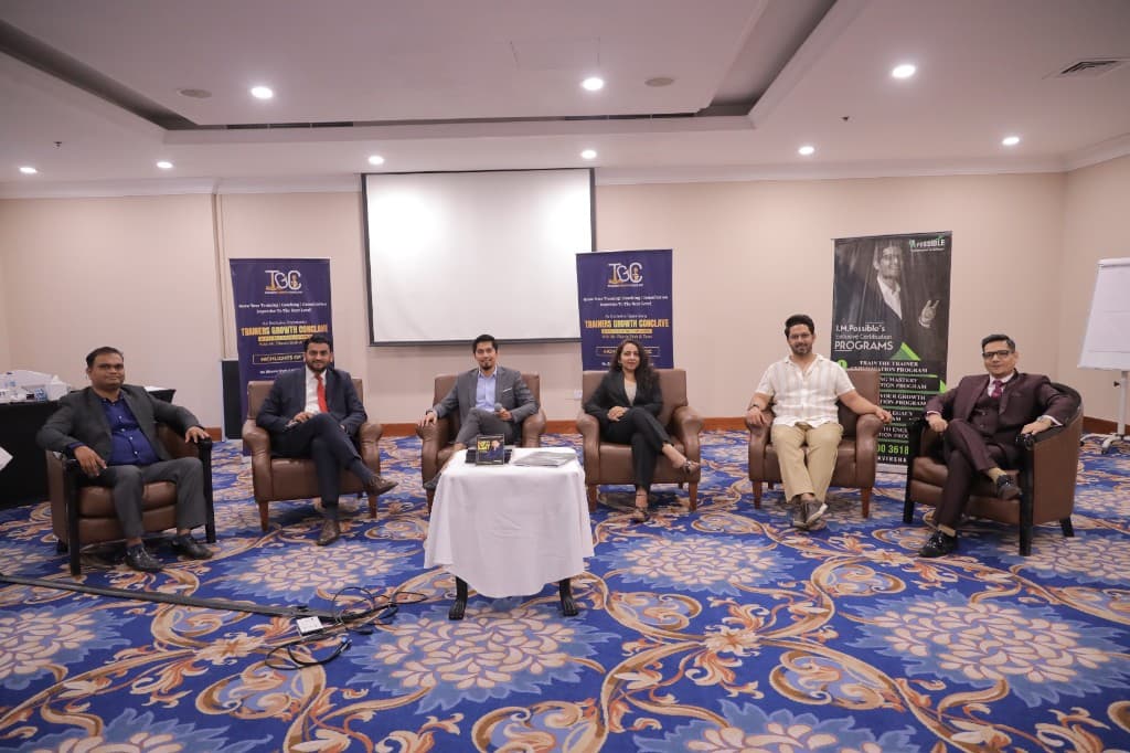 Panel discussion at the Trainers Growth Conclave, Dubai